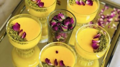 طرز تهیه دسر مشکوفی خوشمزه؛ با بافتی نرم و لطیف