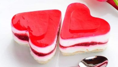 طرز تهیه چیزکیک قلبی ولنتاین؛ جذاب و خوشمزه