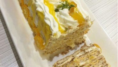 طرز تهیه کیک یخچالی پرتقالی بدون فر؛ با طعمی بی‌نظیر