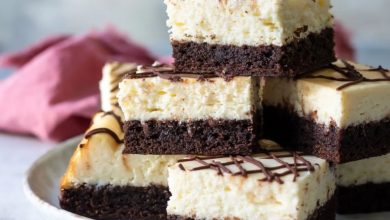 طرز تهیه چیزکیک براونی+ نکات و فوت‌وفن‌ ها