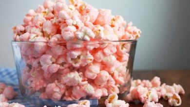 طرز تهیه پاپ‌کورن صورتی خوشمزه؛ برای ولنتاین
