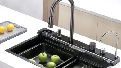 برق انداختن سینک برای خانه تکانی