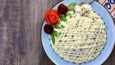 20 ایده جذاب تزیین سالاد الویه برای مهمانی و تولد