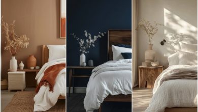 دکور اتاق خواب سفید