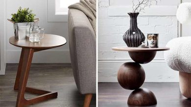 جدیدترین میزهای کنار مبل چوبی؛ با طراحی‌های نوآورانه