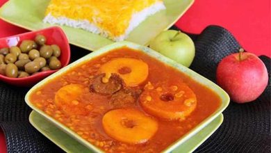 کالری خورشت سیب چقدر است؟