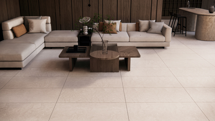 چیدمان گوشهای (Corner Layout) از چیدمانهای مبل راحتی برای پذیرایی مربع شکل چیدمان گوشهای (Corner Layout) از چیدمانهای مبل راحتی برای پذیرایی مربع شکل