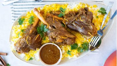 طرز تهیه ماهیچه پلو مجلسی+ نکات و فوتوفن ها