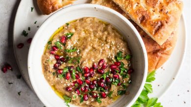 طرز تهیه متبل؛ پیش غذای خوشمزه لبنانی با بادمجان