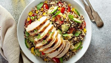 طرز تهیه سالاد کینوا (مناسب برای ورزشکاران)؛ خوشمزه و رژیمی