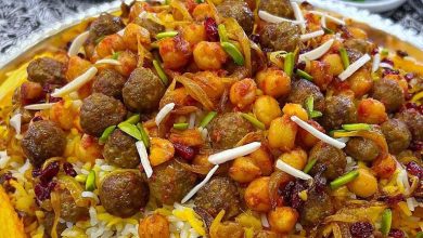 طرز پخت کامل ترکمان پلو
