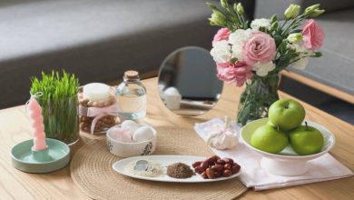 44 ایده تزیین هفت سین 1404 برای فضاهای کوچک و آپارتمانی