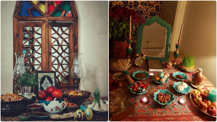 سفره هفت سین سنتی و قدیمی سفره هفت سین سنتی و قدیمی