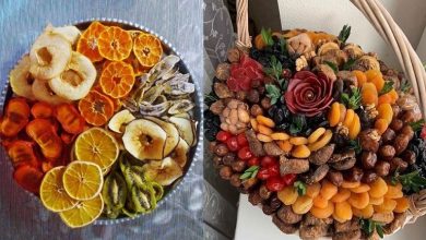 ایده تزیین میوه خشک