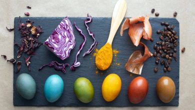 رنگ آمیزی تخم مرغ