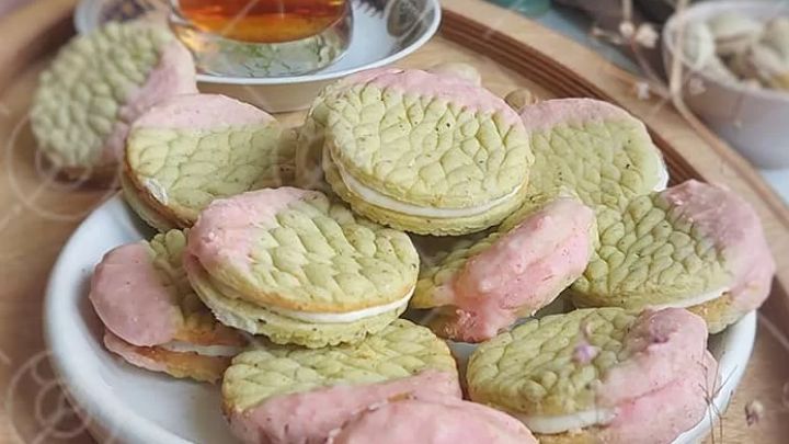بیسکوئیت کرم دار