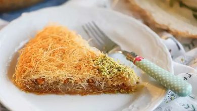 طرز تهیه دسر کادایف گردویی؛ خوشمزه به روش ترکیه‌ای