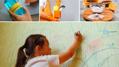 ترفندهای پاک کردن دیوار از مداد شمعی و ماژیک؛ سریع و بیدردسر