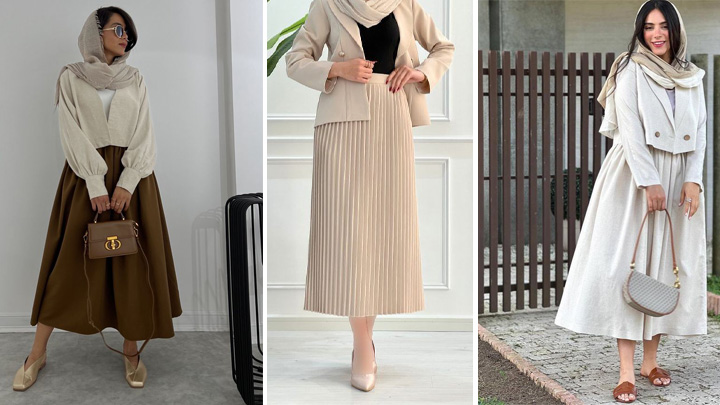 کت و دامن؛ استایل کلاسیک زنانه ترند نوروز ۱۴۰۴