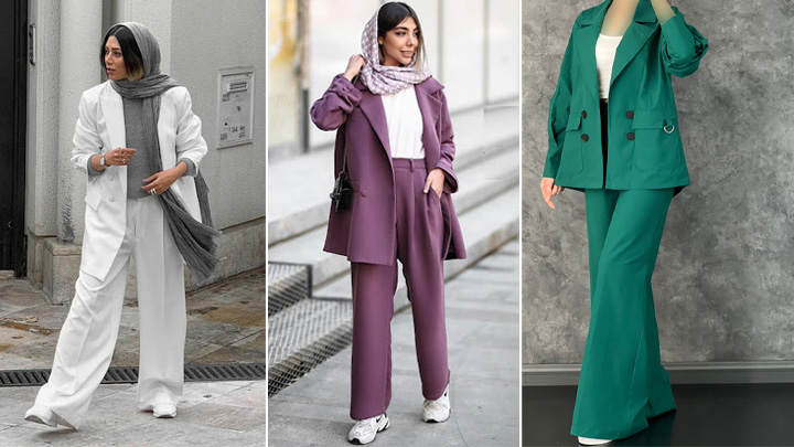 کت و شلوار اورسایز؛ استایل زنانه ترند نوروز ۱۴۰۴