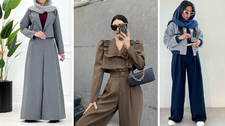 راهنمای ست کردن کت کوتاه و شلوار دمپا؛ استایل زنانه ترند نوروز ۱۴۰۴