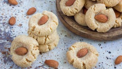 طرز تهیه شیرینی بادام و نارگیل ترک‌دار؛ برای عید نوروز