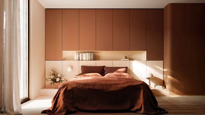 قهوهای روشن از رنگهایی که خانه را بزرگتر نشان میدهد قهوهای روشن از رنگهایی که خانه را بزرگتر نشان میدهد