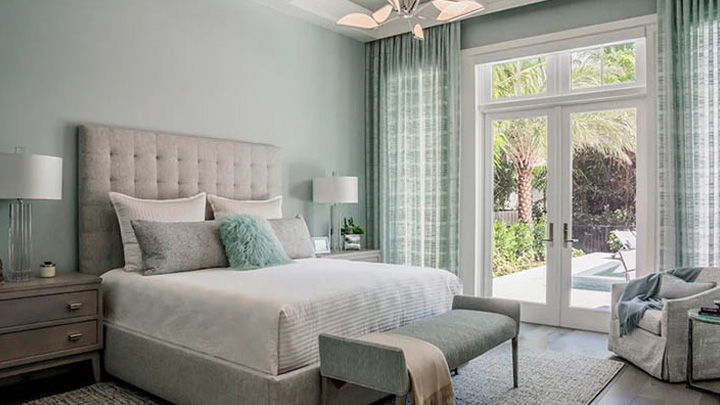 آبی روشن از رنگهایی که خانه را بزرگتر نشان میدهد آبی روشن از رنگهایی که خانه را بزرگتر نشان میدهد