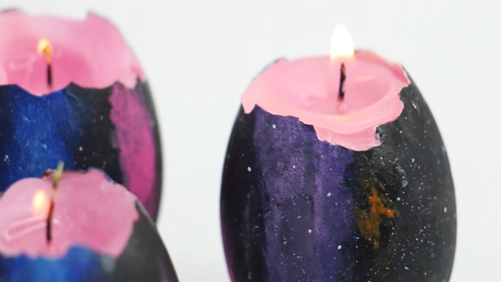 شمع هفت سین در تخم مرغ شمع هفت سین در تخم مرغ