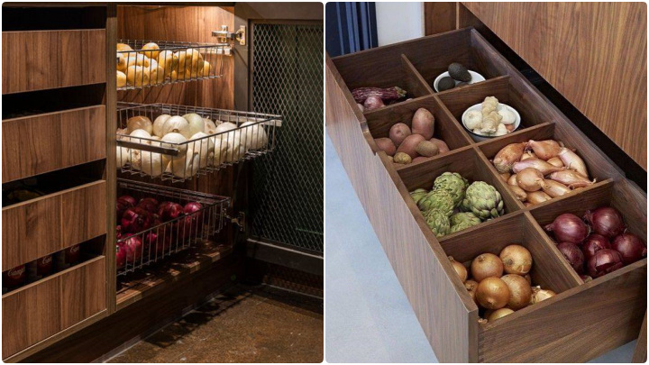 اصول چیدمان میوهها و سبزیجات در کشو آشپزخانه برای دسترسی سریعتر اصول چیدمان میوهها و سبزیجات در کشو آشپزخانه برای دسترسی سریعتر