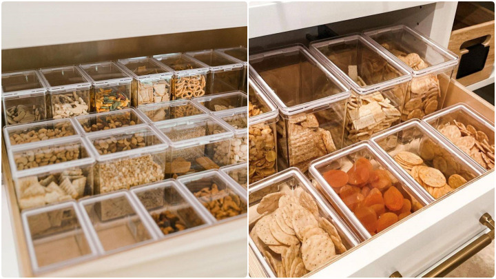 اصول چیدمان مواد خوراکی در کشو آشپزخانه برای دسترسی سریعتر اصول چیدمان مواد خوراکی در کشو آشپزخانه برای دسترسی سریعتر