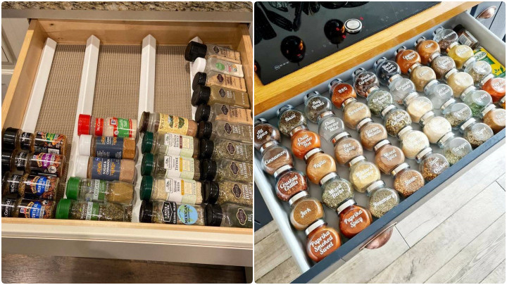 چیدمان کشو آشپزخانه برای دسترسی سریعتر با سبدها و تقسیم کنندههای مخصوص اصول چیدمان کشو آشپزخانه برای دسترسی سریعتر با استفاده از سبدها و تقسیم کنندههای مخصوص