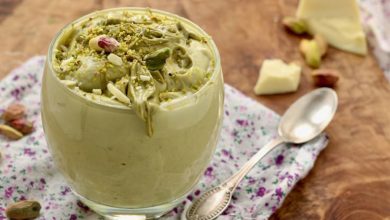 طرز تهیه موس پسته