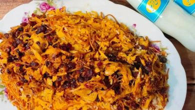 طرز تهیه رشته پلو با مرغ شب عید+ نکات و فوتوفن ها