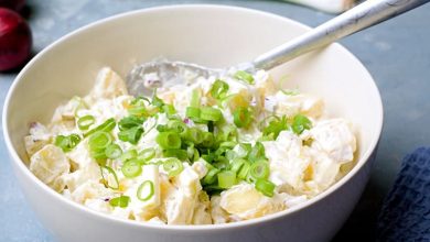 طرز تهیه سالاد پیازچه