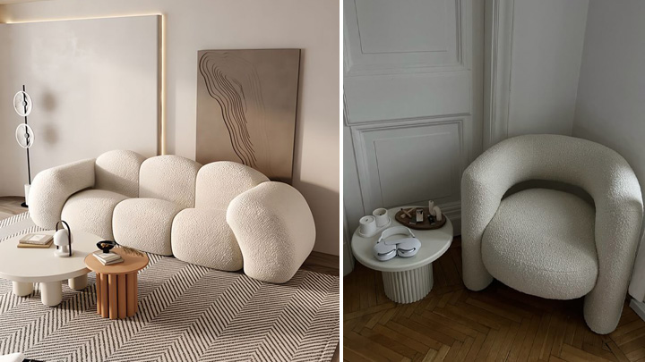 مبل‌ هندسی گرد