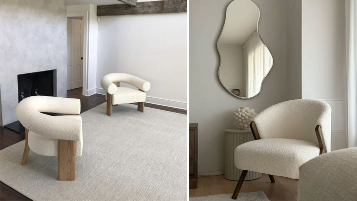 مبل مینیمال چوبی مدرن