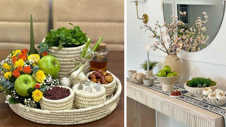 چیدن هفت سین سرامیکی