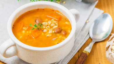 کالری سوپ جو چقدر است؟