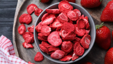 کالری توت فرنگی خشک چقدر است؟