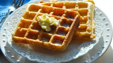 طرز تهیه وافل کنگر؛ ترکیبی از وافل و کوکو با طعمی متفاوت