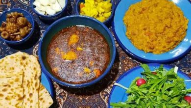 طرز تهیه یخنی با چغاله بادام+ نکات و فوتوفن ها