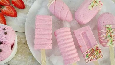 طرز تهیه بستنی ژله‌ای توت‌ فرنگی+ نکات و فوت‌وفن‌ ها