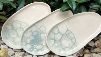 مدل سینی سرامیکی طرحدار جدید و شیک