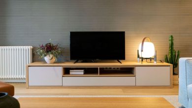 میز تلویزیون چوبی