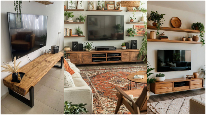 میز تلویزیون چوبی ترند و متفاوت