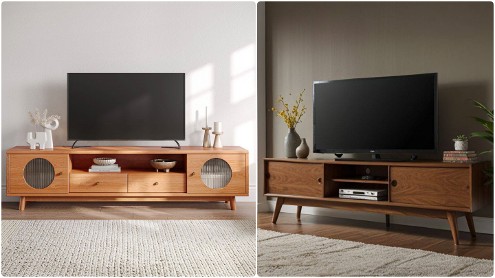 میز تلویزیون چوبی ترند و شیک