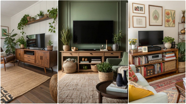 میز تلویزیون چوبی محکم و ترند