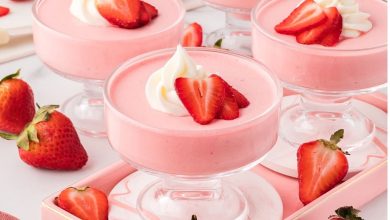 طرز تهیه دنت توت فرنگی؛ دسر خوشمزه و ساده