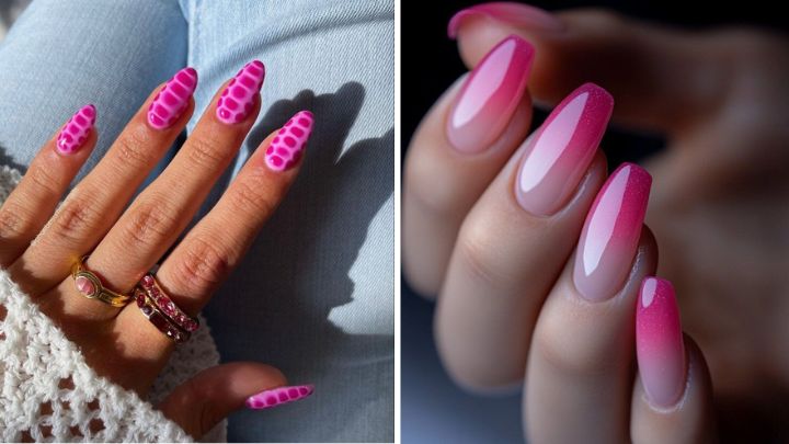 طراحی ناخن سرخابی برای استایل‌های خاص و امروزی